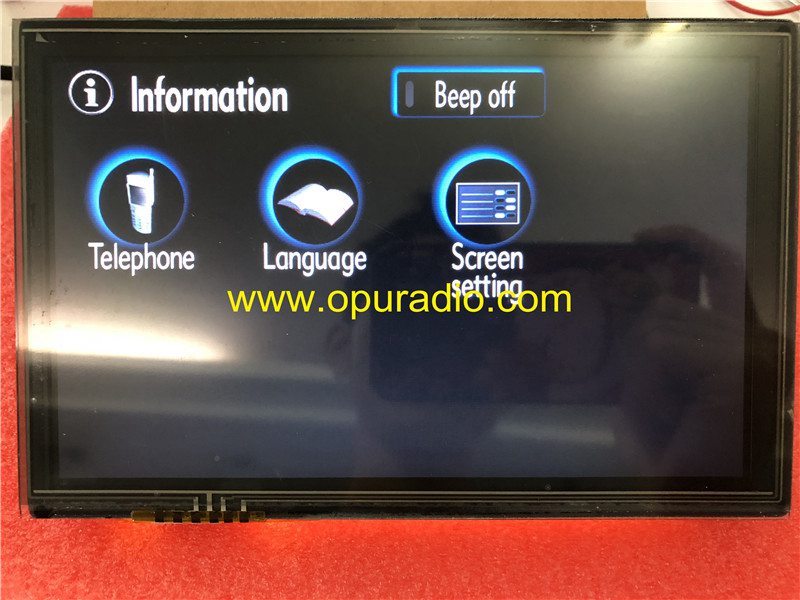 Nav Board Electronics PCB 462651-0012 Display Monitor DENSO ECE Europe for Lexus 2007-2009 IS250 IS350 IS220D IS-F ES350 ES300 GS350 GS450H