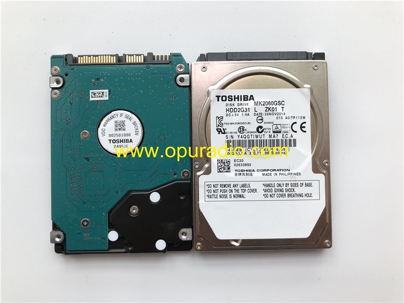 MK2060 HDD 200GB For BMW NBT Navigation 3er 4er 5er 7er X1 X3 X4 X6 Mercedes NTG5 W222 C GLC S class