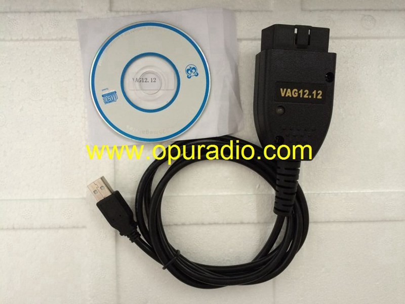 VAG Diagnostic cable VAG 12.12 vag 12.12.0 HEX CAN USB CABLE for VW AUDI car English language