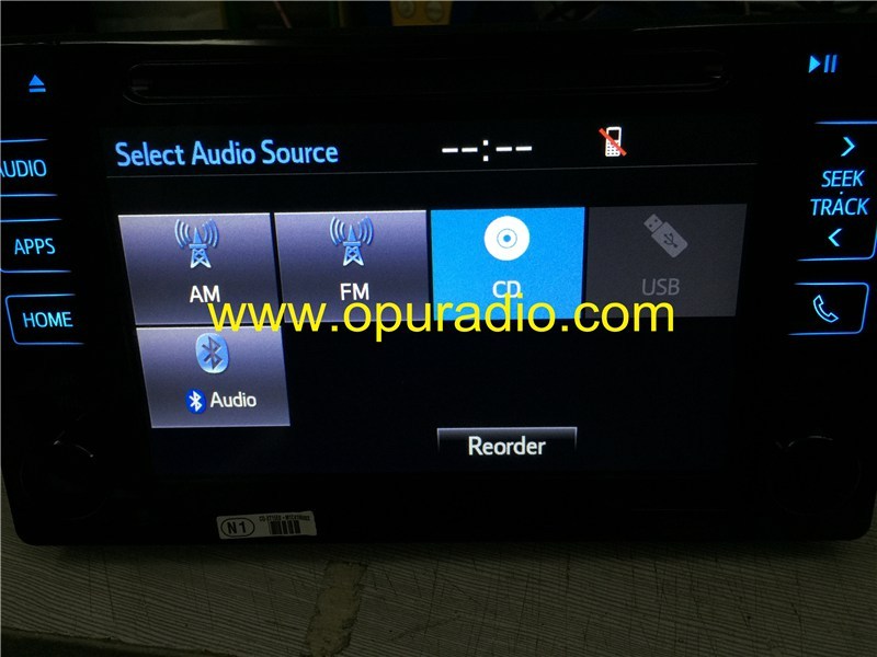 Opuradio 86100-04160 HD Radio 510103 for 2015-2017 Toyota Sienna GPS 2016-2017 TACOMA Panasonic Automotive NON JBL