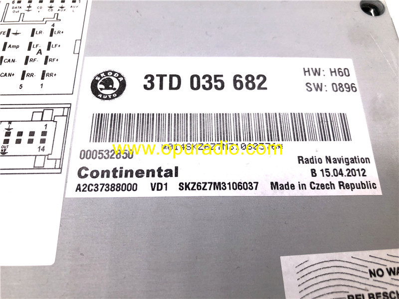 NEW SKODA COLUMBUS RNS510 RADIO OCTAVIA Superb Fabia Yeti Car Navigation DVD player EU