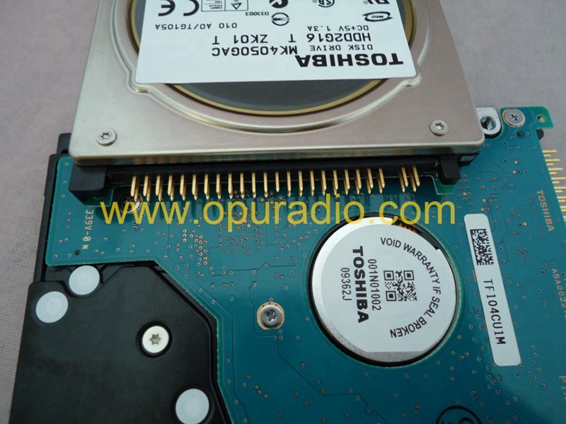 Toshiba MK4050GAC Disk Drive HDD2G16 40GB For Mercedes-benz Ford GM GMC Chevy Cadillac Lincoln Audi VW Toyota Porsche PCM3.1