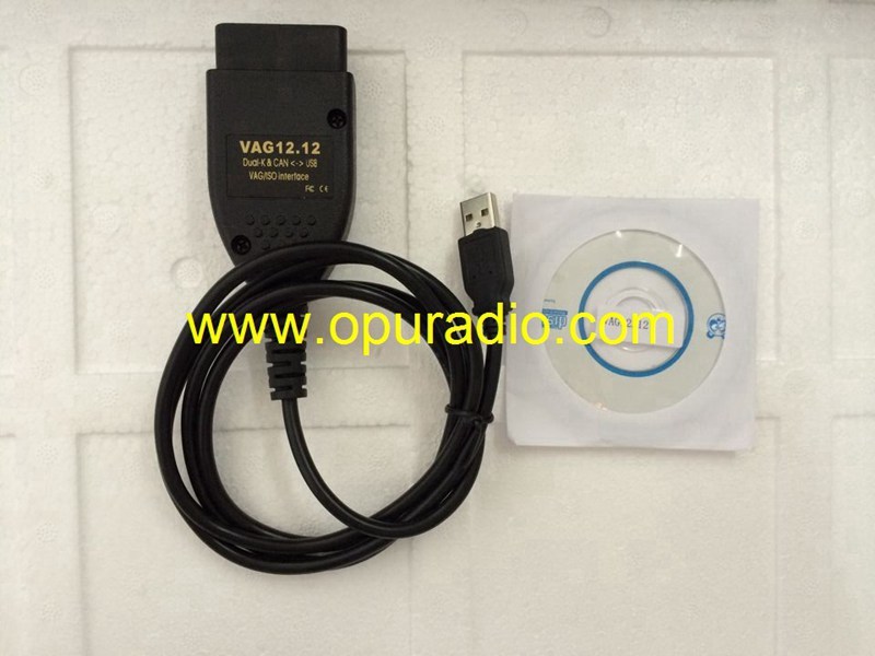 VAG Diagnostic cable VAG 12.12 vag 12.12.0 HEX CAN USB CABLE for VW AUDI car English language