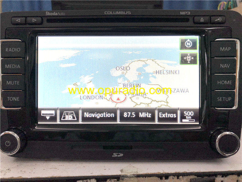 NEW SKODA COLUMBUS RNS510 RADIO OCTAVIA Superb Fabia Yeti Car Navigation DVD player EU