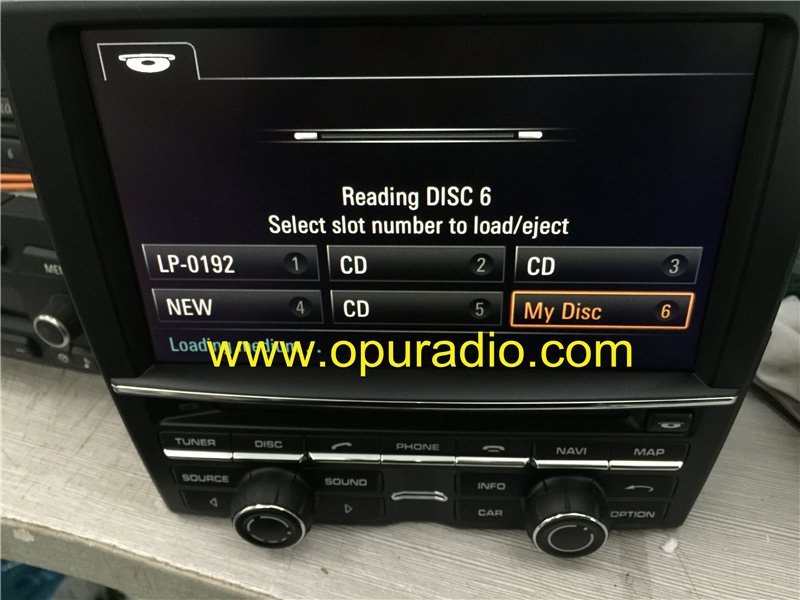 PCM3.1 Head Unit for PORSCHE Cayenne Navigation GPS XM Radio Satellite 6 CD DVD Changer AUX MAP MP3 Phone Bluetooth USA Canada Version MAP HDD 40GB