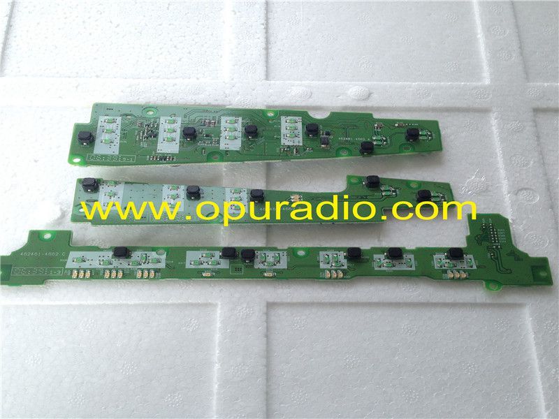 PCB out of front panel button for Lexus car Navi radio