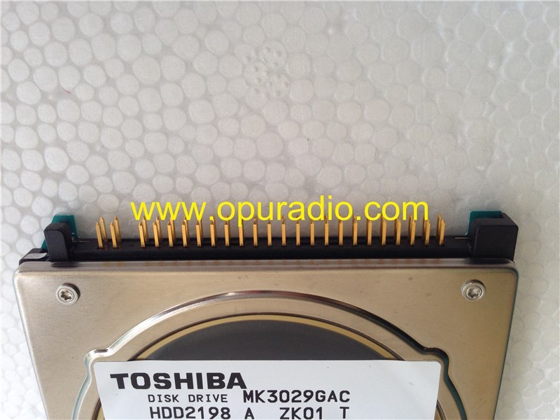 TOSHIBA DISK DRIVE MK3029GAC hard disk 30GB HDD2198 DC+5V 1.1A 8455MB for chrysler HDD alpine car navigaiton audio systems RT4 Citroen C5 Peugeot