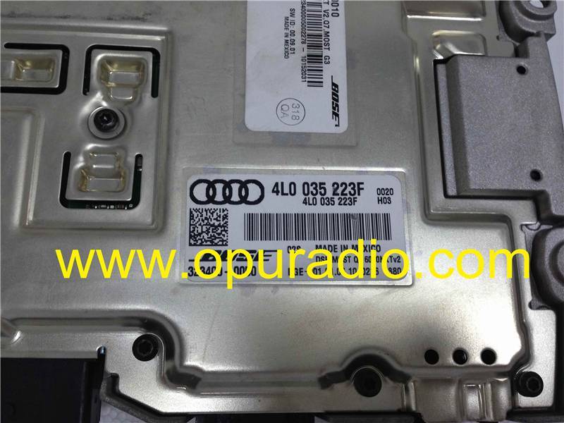 BOSE 4L0 035 223F amplifier factory DSP MOST AMP 6000NXT V2 G3 323400-0050 MADE IN MEXICO for AUDI Q7 A4L car navigation VW MMI 3G