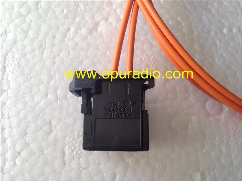 optical fiber cable connector for BMW Audi car DVD player 100CM