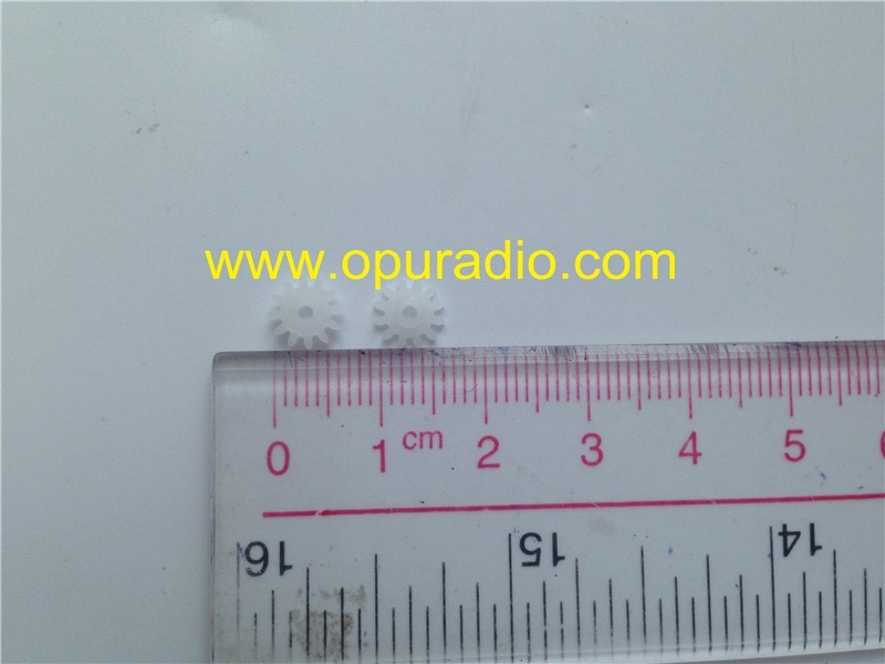12P Gear for repair Clarion single CD drive loader deck mechansim load or eject problem which most broken part for many kinds of clarion CD new style