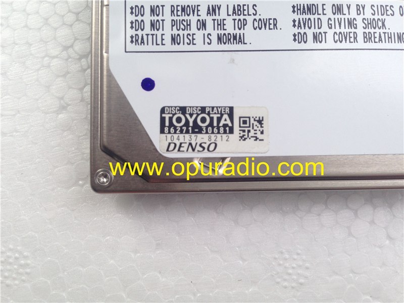 TOSHIBA DISK DRIVE MK1060GSC DISC PLAYER for Toyota Lexus 86271-30681 Denso Navi Porsche Mercedes HDD car audio radio Navigation system