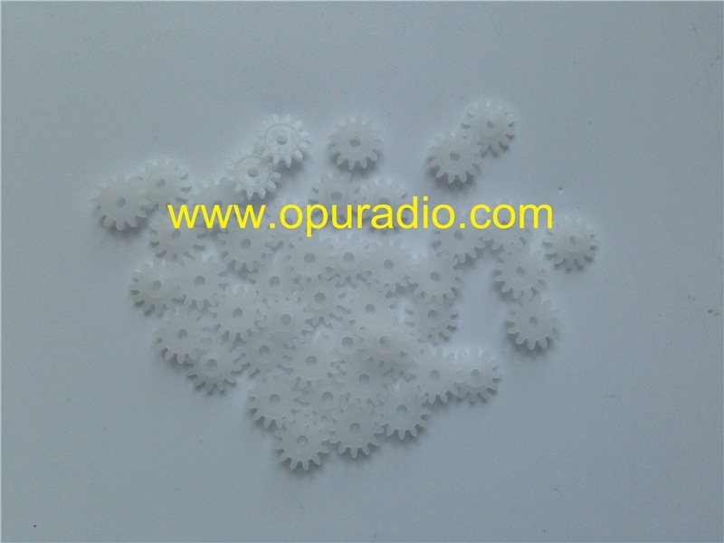 12P Gear for repair Clarion single CD drive loader deck mechansim load or eject problem which most broken part for many kinds of clarion CD new style