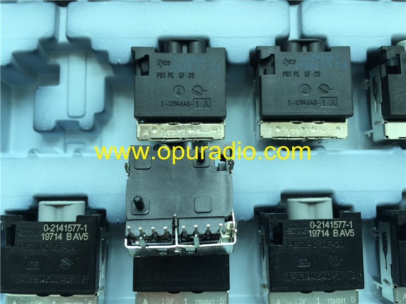 tyco GF-20 PBT PC 1-1394640-1 MOST optical fiber POF connector for Audi MMI 3G A6L A8L Q5 Q7 AMP Amplifier S6 S7 S8 BOSCH BMW 6 CD DVD Changer VW car