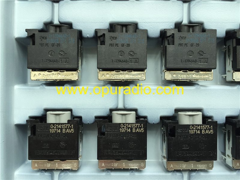 tyco GF-20 PBT PC 1-1394640-1 MOST optical fiber POF connector for Audi MMI 3G A6L A8L Q5 Q7 AMP Amplifier S6 S7 S8 BOSCH BMW 6 CD DVD Changer VW car