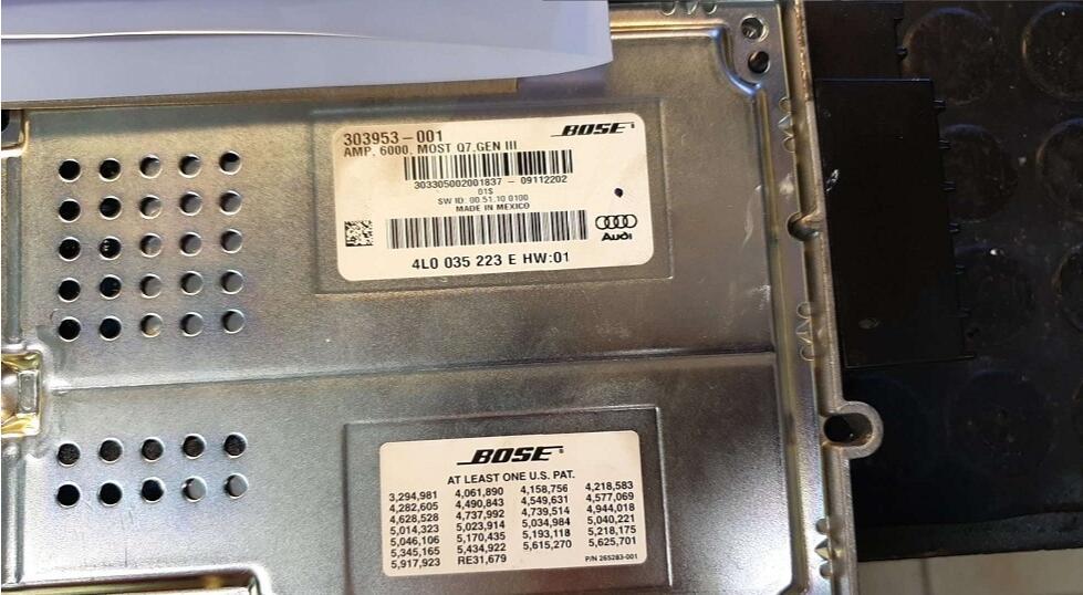 4L0035223E Electronic board AMP PCB For Audi MMI 3G Q7 2010-2017 Amplfiper