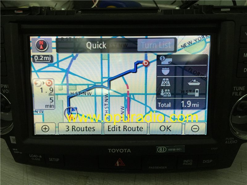 DENSO Navigation board 462151-6430 for 2011-2013 Toyota Highlander MAP GPS Audio JBL Radio CD changer player 86120-0E410