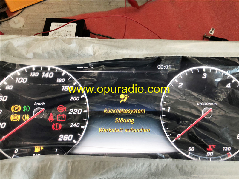 Wiring Harness Tester with Emulator 2017-2020 for Mercedes Benz Cluster W213 W222 808 809 W463 car instrument Speedometer Dash