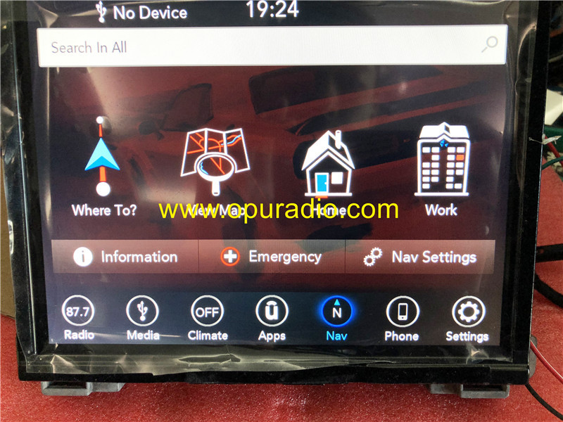 68322340 VP4R Radio for 2017-2019 Dodge Challenger Navigation Car Radio MAP Carplay