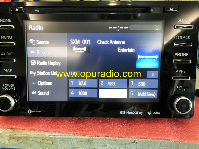 FUJITSU TEN 86140-08180 HD RADIO for 2018 2019 TOYOTA SIENNA ENTUNE PREMIUM 3.0 TOUCH SCREEN CARPLAY