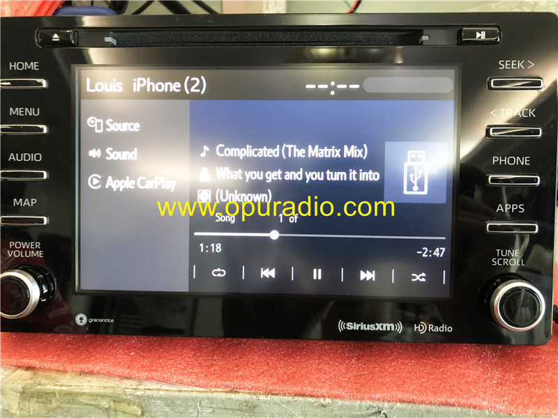FUJITSU TEN 86140-08180 HD RADIO for 2018 2019 TOYOTA SIENNA ENTUNE PREMIUM 3.0 TOUCH SCREEN CARPLAY