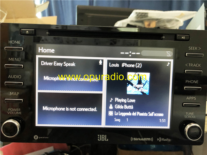 FUJITSU TEN 86140-08180 HD RADIO for 2018 2019 TOYOTA SIENNA ENTUNE PREMIUM 3.0 TOUCH SCREEN CARPLAY