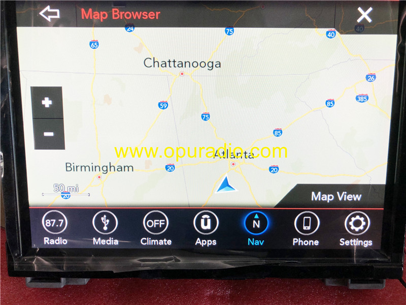 68322340 VP4R Radio for 2017-2019 Dodge Challenger Navigation Car Radio MAP Carplay