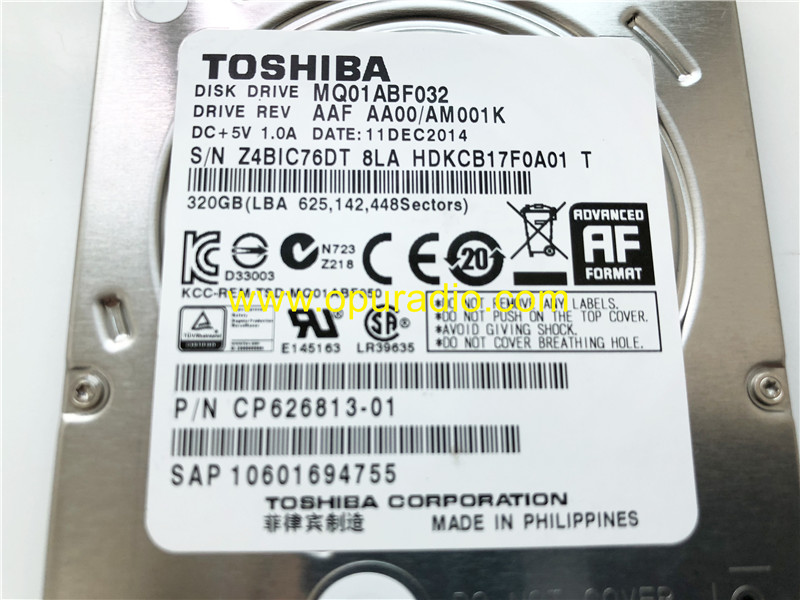 MQ01ABF032-Mercedes W222 W213 disk drive | opuradio