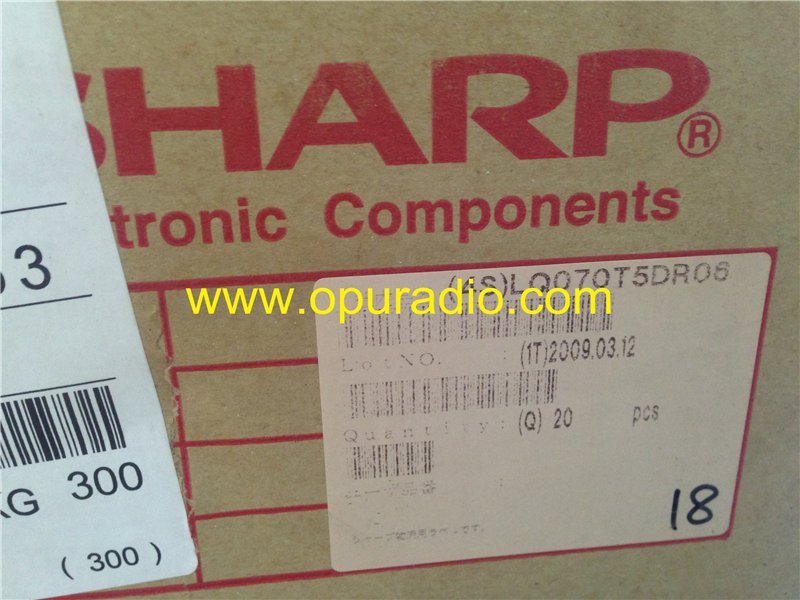 Sharp 7inch LCD DISPLAY LQ070T5DR02 Monitor LQ070T5DR06 screen for AUDI A6 4F 2005 A4 A4L Becker MMI 2G