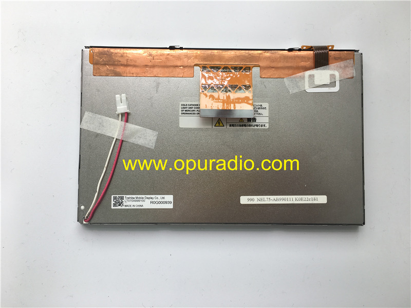 Toshiba Mobile Display LT070AB99100 with touch screen Digitizer Monitor for Hyundai MOBIS car navigation