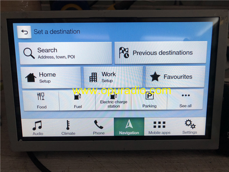 SYNC 3 APIM Module 1U5T-14G371-HDA FoMoCo for 17-19 Ford Focus KUGA S-MAX MONDEO car Navigation Maps F7 Europe Lincoln Mustang