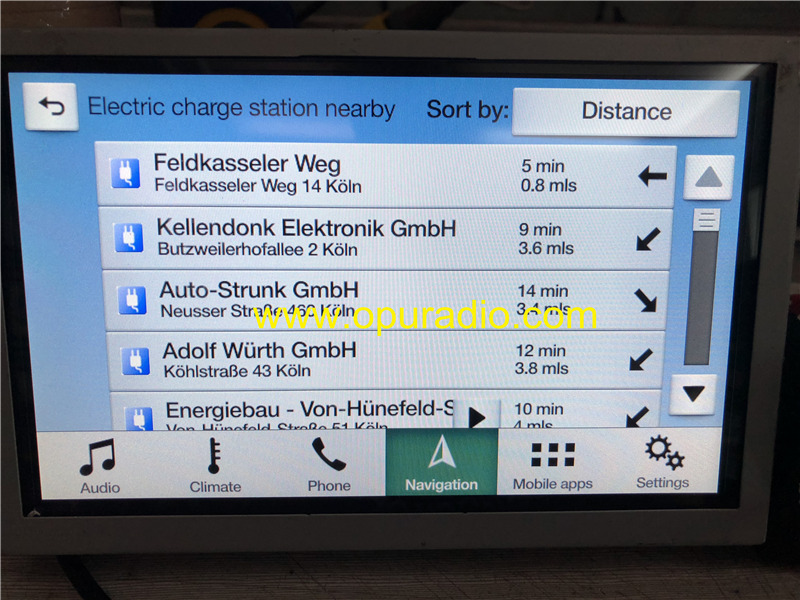 SYNC 3 APIM Module 1U5T-14G371-HDA FoMoCo for 17-19 Ford Focus KUGA S-MAX MONDEO car Navigation Maps F7 Europe Lincoln Mustang