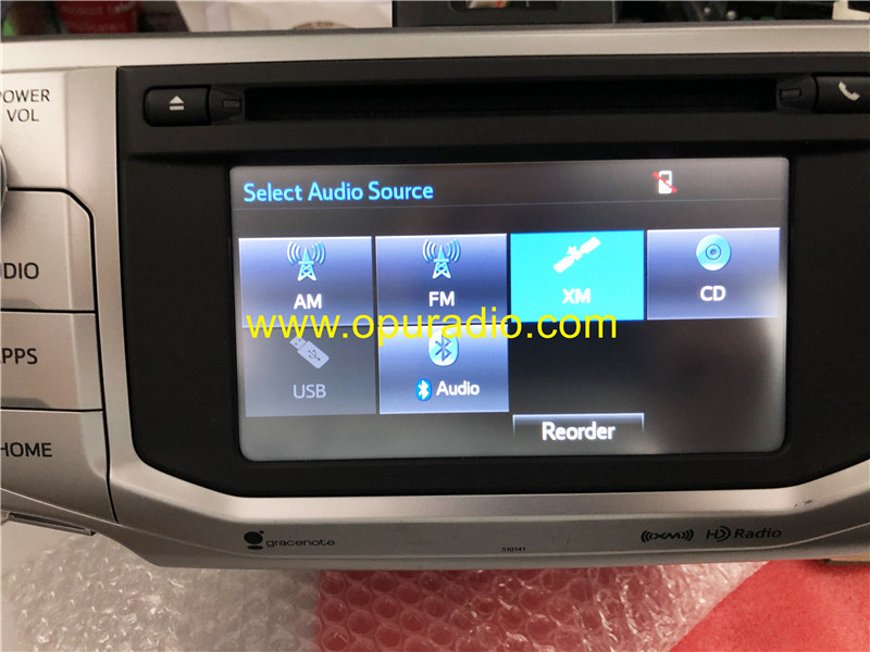Panasonic 86100-35372 35352 for 2016-2019 Toyota 4Runner Touch Display HD Radio Navigation Audio