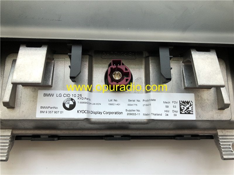 BMW LG CID 10.25 inch KYOCERA Display BM935790701 With Touch Screen CENTRAL INFORMATION Monitor for G30 G31 G32 GT NBT EVO HU car navigation