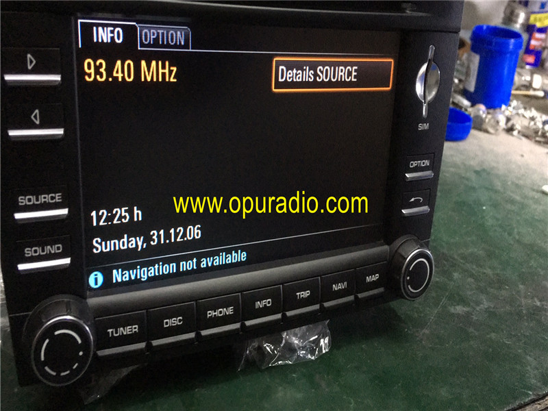 PORSCHE 911 997 997.2 BOXSTER CAYMAN NAVIGATION GPS PCM3 HEAD UNIT Harman Becker STEREO RADIO