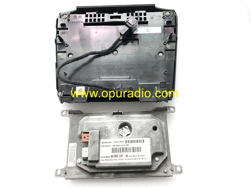 Display with Faceplate volume control for Test Citroen DS3 DS4 DS5 car navigation