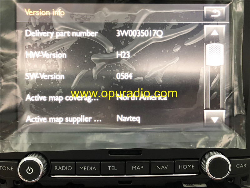 3W0035017 Continental Radio Touch Display Unit for 16-18 Bentley Flying Spur 3W NEW GT C Satnav Infotainment West Europe