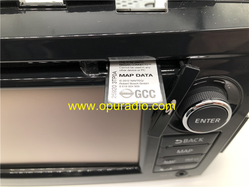 BOSCH RADIO 259153TP1A for 2013-2016 Nissan Altima car CD player Navigation GPS MAP Card GCC version