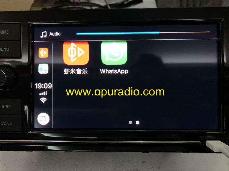 DELPHI CNS2.0 Radio Unit 8inch touch screen 18A035276 for VW Golf Skoda car Navigation Bluetooth MAP Carplay