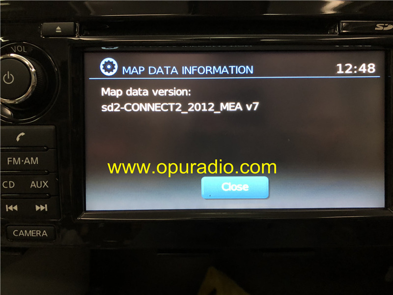 BOSCH RADIO 259153TP1A for 2013-2016 Nissan Altima car CD player Navigation GPS MAP Card GCC version