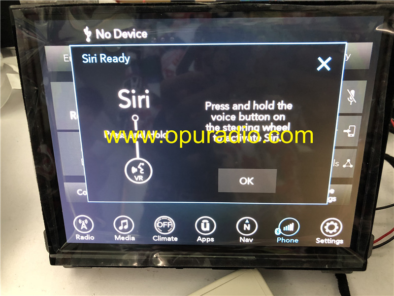 VP4R Touch Screen for 2017-2019 Jeep Chrsyler 300 DODGE SRT RAM 1500 2500 8.4 Uconnect car navigation