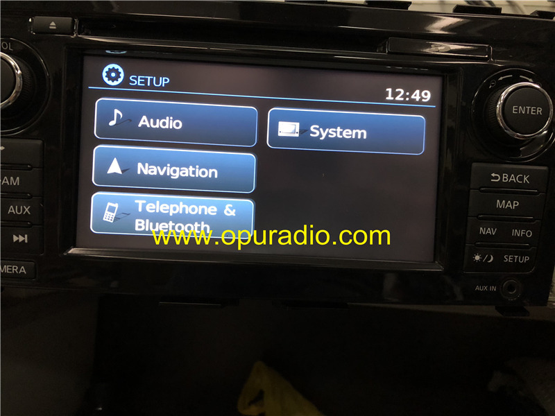 BOSCH RADIO 259153TP1A for 2013-2016 Nissan Altima car CD player Navigation GPS MAP Card GCC version