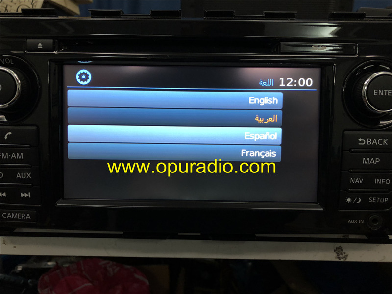 BOSCH RADIO 259153TP1A for 2013-2016 Nissan Altima car CD player Navigation GPS MAP Card GCC version