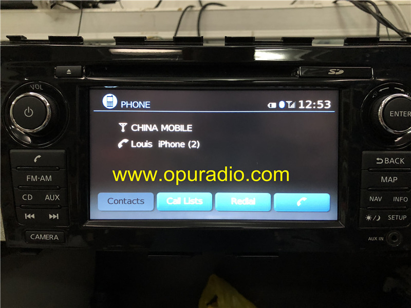 BOSCH RADIO 259153TP1A for 2013-2016 Nissan Altima car CD player Navigation GPS MAP Card GCC version
