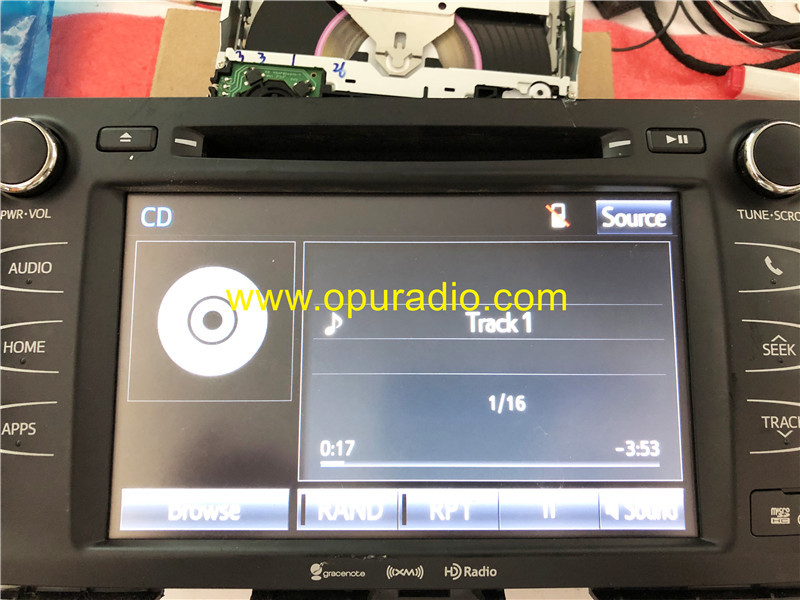 YEAP01D069 Data Board for 2015-2019 Toyota Highlander Sienna Tacoma 4Runner Panasonic HD Radio MAP GPS XM Navigation APPS