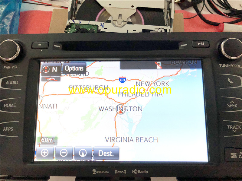 YEAP01D069 Data Board for 2015-2019 Toyota Highlander Sienna Tacoma 4Runner Panasonic HD Radio MAP GPS XM Navigation APPS