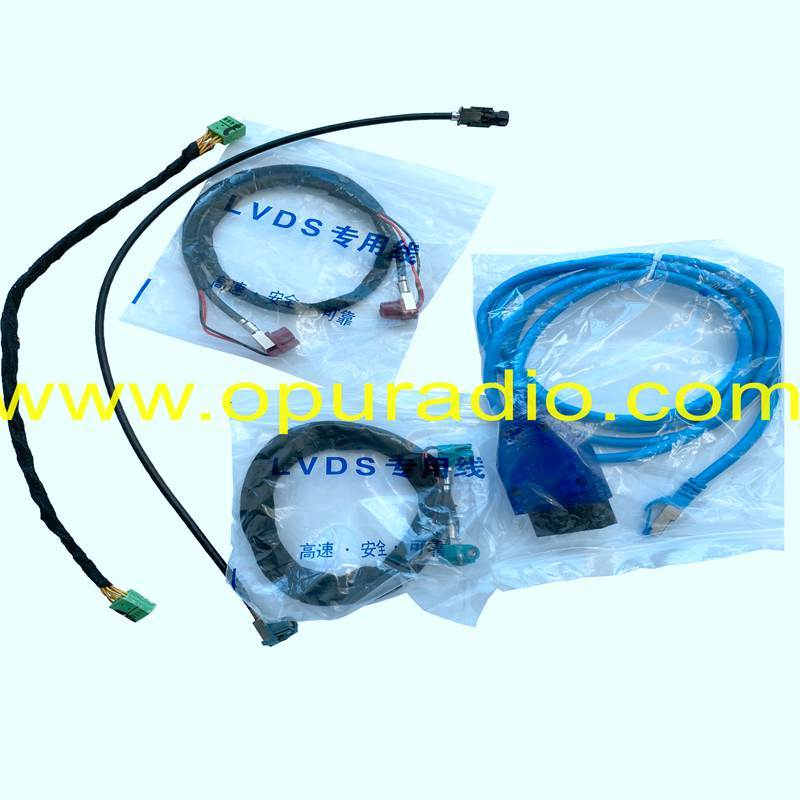 wirings harness with CAS Emulator tester for BMW CCC CIC NBT EVO navigation systems power on bench all in one