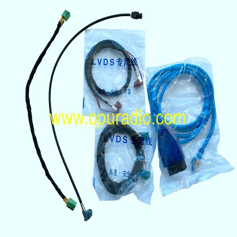 wirings harness with CAS Emulator tester for BMW CCC CIC NBT EVO navigation systems power on bench all in one