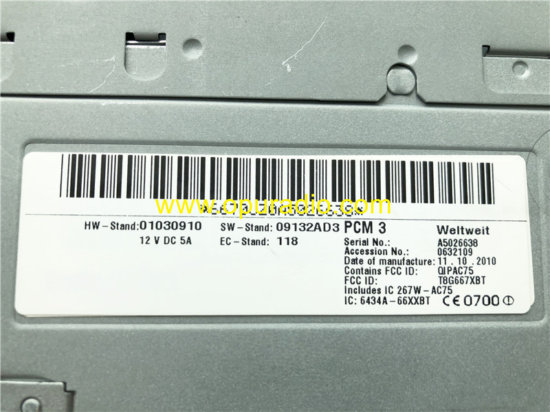 PORSCHE 911 997 997.2 BOXSTER CAYMAN NAVIGATION GPS PCM3 HEAD UNIT Harman Becker STEREO RADIO