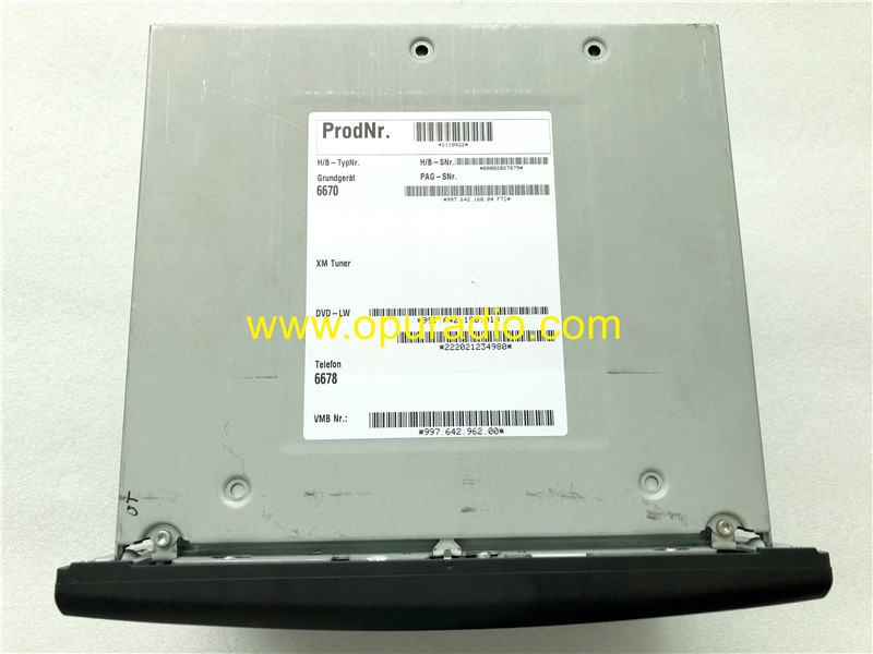 PORSCHE 911 997 997.2 BOXSTER CAYMAN NAVIGATION GPS PCM3 HEAD UNIT Harman Becker STEREO RADIO