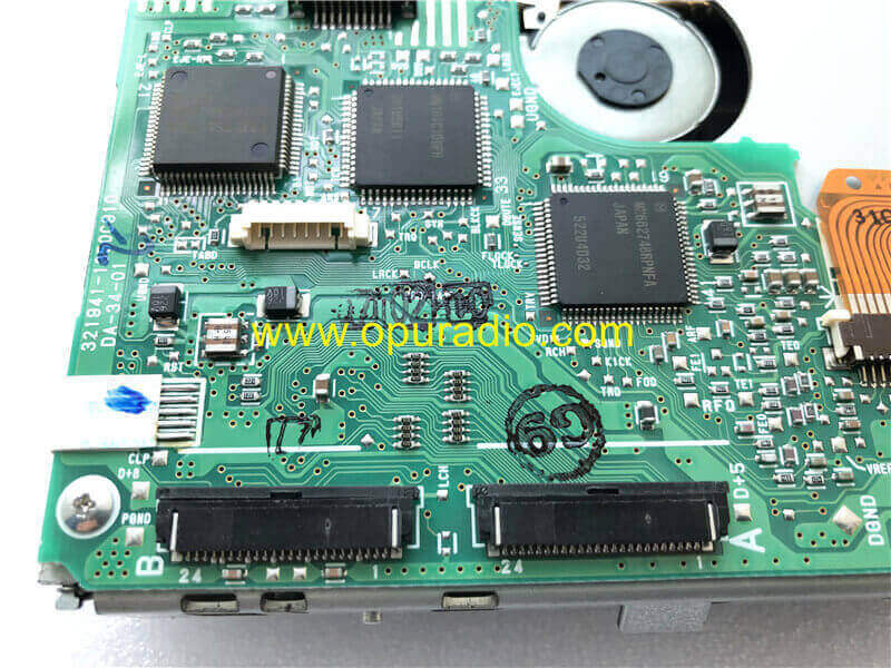 DA-34-01E Single CD drive Exact PCB for Porsche 911 996 Boxster 986 PCM1 16 Bit cumputer car radio player Navigation